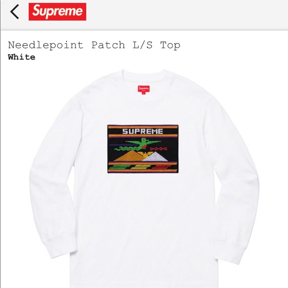 Supreme white tee